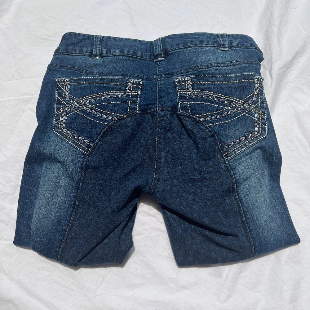 Ariat Denim Silicone Full Seat Breech | 26